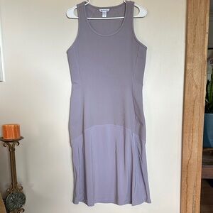 Athleta Lavender Sleeveless Dress Ribbed